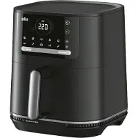 Braun MultiFry 5 HF5050, 6 l, 1,6 kg, 2000 W, airfryer, musta