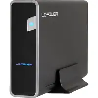 LC-Power LC-35U3, 3.5", SATA, Serial ATA II, Serial ATA III, 6 Gbit/s, Musta