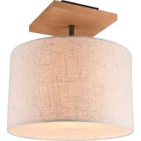 TRIO Elmau kattovalaisin E27 35cm beige