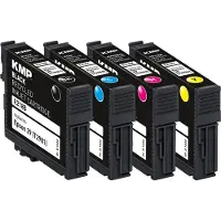 KMP AG – E218V, Musta, Syaani, Magenta, Keltainen, 5,3 ml, 4 kpl, 175 sivua, Monipakkaus (1632,4850)