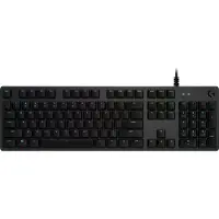 Logitech Gaming G512 - Näppäimistö - taustavalaistu - USB - QWERTY - UK - näppäinkytkin: GX Brown Tactile - mattamusta - mattamusta