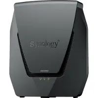 Synology WRX560 -reititin, Wi-Fi 6, Dual-band, 2,5G WAN -portilla, musta