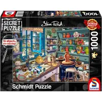 Schmidt Steve Read: Artist Atelier - Secret Puzzles 1000p palapeli