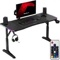 Huzaro Hero 3.6 RGB musta pelipöytä