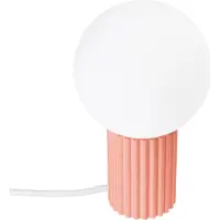 Sollux Lighting Halo -pöytävalaisin, persikanvärinen