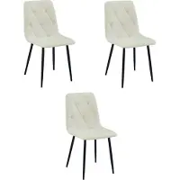 Leobert 3-osainen tuolisetti Libra, valkoinen