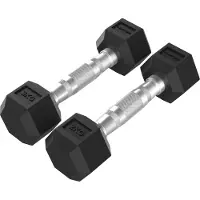 Tunturi Käsipainot Platinum Hex kuminen käsipaino, 2 x 2 kg