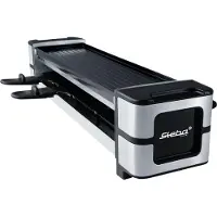 Steba RC 140 Raclette-grilli, 4 henkilöä, 600 Wattia, Musta / Ruostumaton teräs