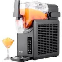 Vevor Slushie-kone, 2,5 l / 88 oz Ei jäätä -slushie-kone kotiin, jäädytettyjen juomien valmistuslaite 5 esiasetettua ohjelmaa, itsepuhdistuva margarita-kone, jäädytetyt margaritat, frappet, pirtelö ja
