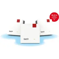 AVM – Mesh Set 1600, Punainen, Valkoinen, Sisäinen, Verkkojärjestelmä, Järjestelmä, Kaksitaajuus (2,4 GHz/5 GHz), Wi-Fi 6 (802.11ax) (20003111)
