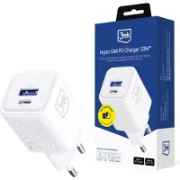 3MK Hyper Charger PD 33W GaN QC4+ biała