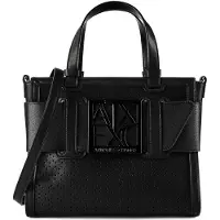 Armani Exchange for woman. XW000392AF22626UC001 Black monochrome technical bag (OSFA), Casual, Polyurethane
