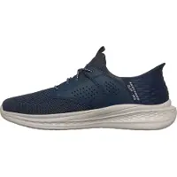 SKECHERS for man. 210889 Slip-ins RF Slade Caster navy slippers (44), Flat, Laces, Casual