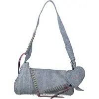 Desigual Olkalaukku sininen denim / keltainen / oranssi / karpalo