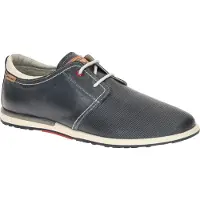 Pikolinos for man. M8W-6429 Saler leather shoes navy (40), Blue, Flat, 1 to 3 cm, Laces, Casual, Classic