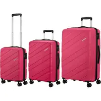 American Tourister Jetdriver 3.0 3 Pc Set A Rasberry Pink - Pink - ONE SIZE