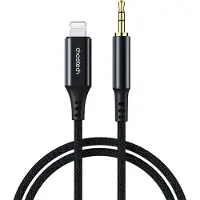 Choetech AUX007 Valaistus / mini jack 3.5mm kaapeli 1 m - musta