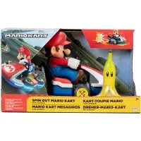 JAKKS Pacific Spin Out Mario Kart Mario Kart -hahmo 6.5 Cm