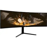 AROZZI Nova 49” Curved, 124,5 cm (49"), 5120 x 1440 pikseliä, Dual QHD, LED, 4 ms, Musta (AZ-NO-49TUW165-BK)