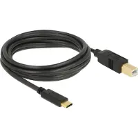 DeLOCK – USB 2.0 cable Type-C to Type-B 3 m (83666)
