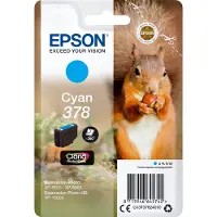 Epson 378 Squirrel -mustekasetti, 4.1 ml, syaani