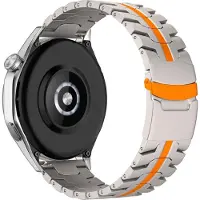 INF Premium titaaninen metalliranneke, yhteensopiva Huawei Watch 4 Pron, GT5:n ja Watch 3 Pron kanssa – 20/22 mm:n yleisliitäntä Titaani 22 mm