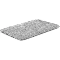 AIO Factory Koiran sänky-pehmeä matto 100x70 cm, vaaleanharmaa, liukumaton