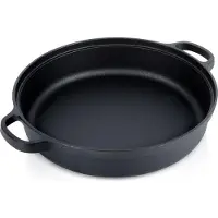 By Lille Vilde Syvä valurautapannu Orion 30 cm induktioon ja grilliin