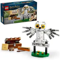 LEGO Harry Potter 76425 rakennussarja, 337 osaa, Hedwig Likusteritie 4:ssä