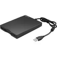 Sandberg USB Floppy Mini Reader 133-50, ulkoinen mediayksikkö, USB, musta