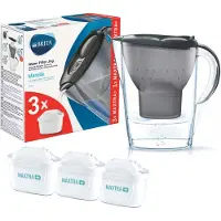 Brita Filter jug Marella MXplus graphite + 3 refills (4006387081218)