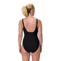 Speedo Solid Contour Eclipse One Piece - Black - 38