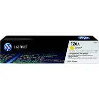 HP 126A -väriainekasetti, keltainen, jopa 1000 sivua