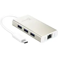 J5CREATE USB-C Multi-Adapter Gigabit Ethernet, USB 3.1 HUB
