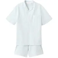 Mango Striped Short Pyjamas - Blue - 11-12