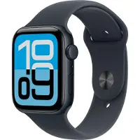 Apple Watch SE 3 GPS + Cell 44 mm keskiyö alumiini, keskiyö urheiluranneke - S/M