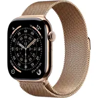 Apple Watch S11 46mm CEL (kultatitaani/kult. milanolaisranneke) M/L