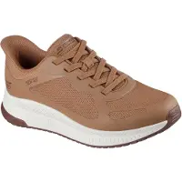 SKECHERS for man. 118423 Trainers Bobs Squad 4 brown (41), Flat, Laces, Casual