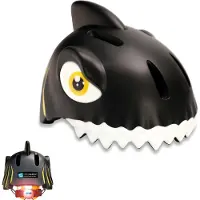 Crazy Safety Shark, pyöräilykypärä, juniori, musta