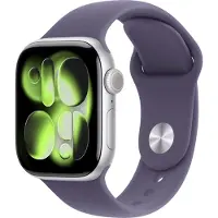 Apple Watch S11 42mm CEL (hopea alum./usvanvioletti urheiluraneke) M/L