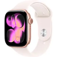 Apple Watch S11 46mm CEL (ruusukulta alum./punanhäivä urheiluran.) M/L