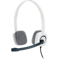 Logitech H150 -kuulokemikrofoni, valkoinen