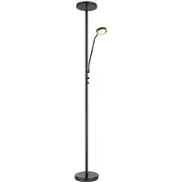 Globo Lighting Led lattiavalaisin Ernst, himmennettävä, Musta, Olohuone/ruokailutila, Metalli, lukulamppu