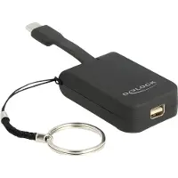 DeLOCK – USB Type-C Adapter to mini DisplayPort (DP Alt Mode) 4K 60 Hz - Key Chain (63939)