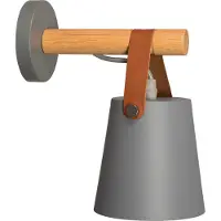 Toolight Metallinen Seinävalaisin Harmaalla Raidalla APP468-1W Grey