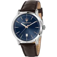 Maserati Miesten kello R8851118016 Epoca Sininen/Nahka Ø42 mm