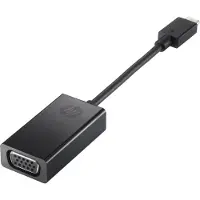 HP USB-C to VGA - Sovitin, Musta