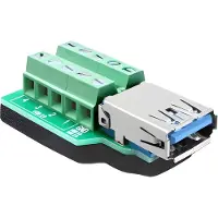 DeLOCK 3.2 Gen1 USB-A -> 10-pin riviliitin, vihreä/hopea