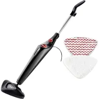 Vileda Steam Plus odkurzacz parowy z PowerPad 1550 W, czarny z czerwonym (168933)