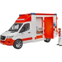 BRUDER Lelu Ambulanssi MB Sprinter vilkuilla ja äänellä (1:16),